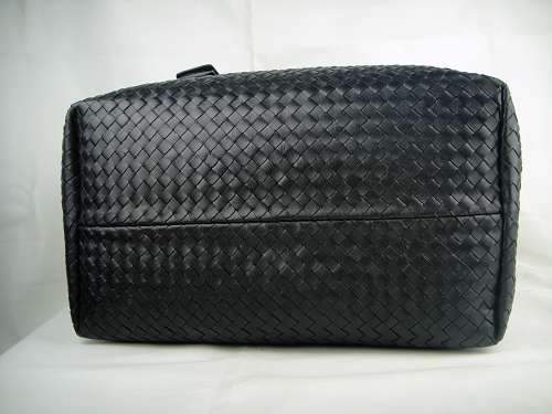 Bottega Veneta Lambskin Leather Handbag 1023 black